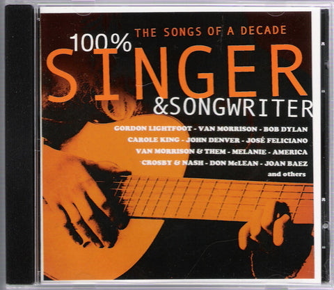 Various - 100% Singer & Songwriter (CD, Comp, Smplr) - USED