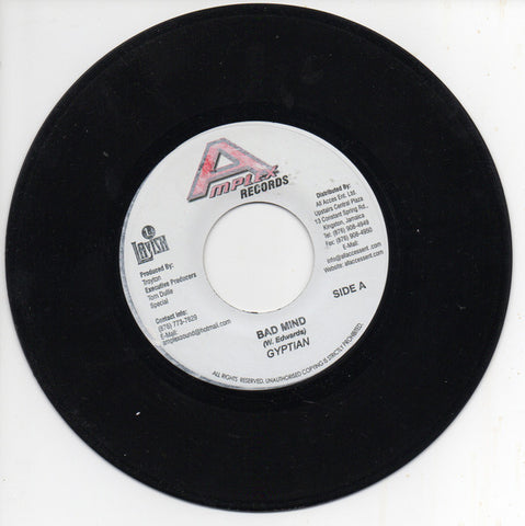 Gyptian - Bad Mind (7") - USED