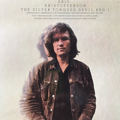 Kris Kristofferson - The Silver Tongued Devil And I (LP, Album) - USED