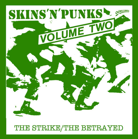 The Strike / Betrayed (3) -  Skins 'N' Punks - Volume Two (LP, Album, RE, Oxb) - NEW