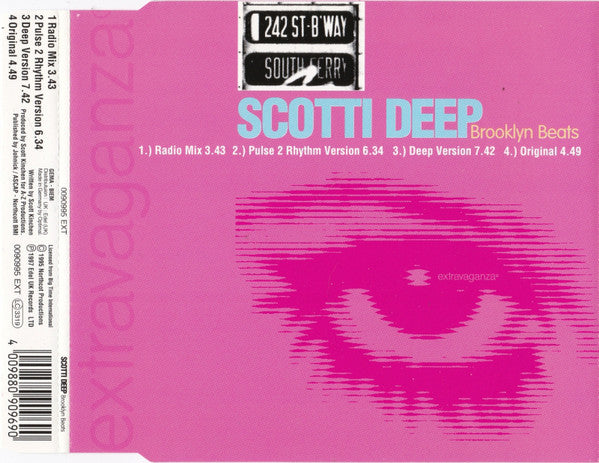 Scotti Deep - Brooklyn Beats (CD, Single) - USED