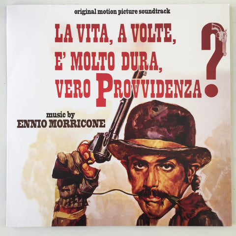 Ennio Morricone - La Vita, A Volte, E' Molto Dura, Vero Provvidenza? (Original Motion Picture Soundtrack) (LP, Album, RM, Red) - NEW
