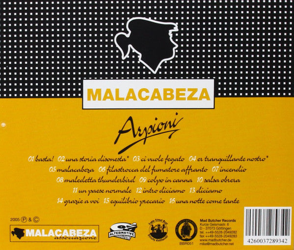 Arpioni - Malacabeza (CD, Album) - NEW