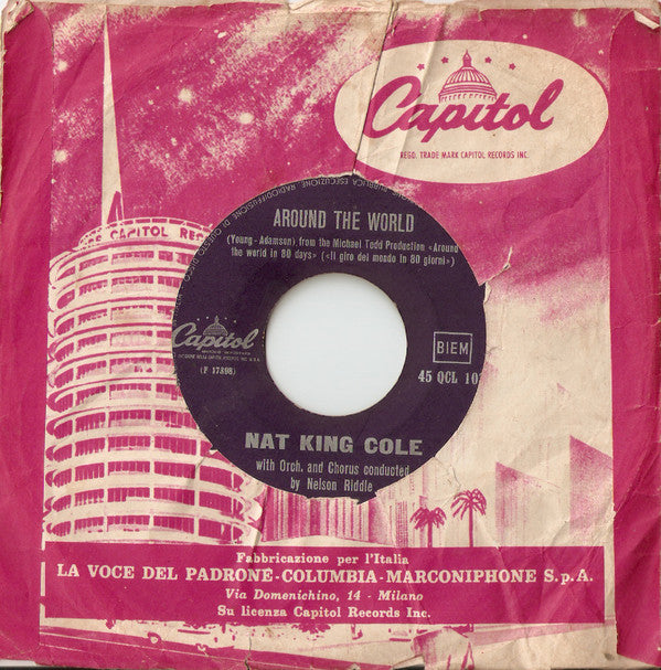 Nat King Cole - Around The World / Fascination (7", Single) - USED