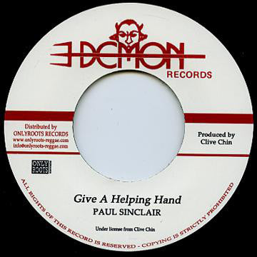 Paul Sinclair (2) - Give A Helping Hand (7", RE) - USED