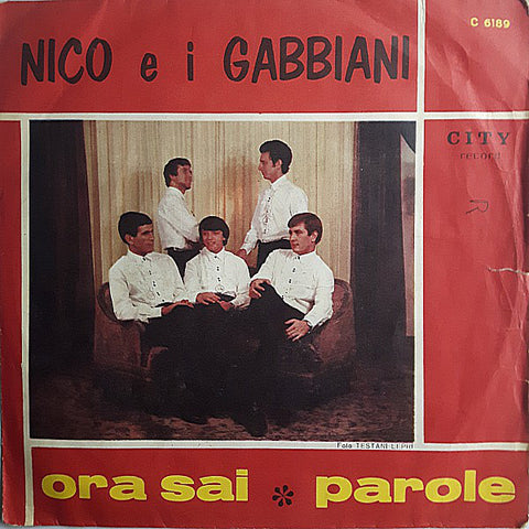 Nico E I Gabbiani - Ora Sai / Parole (7", Single) - USED