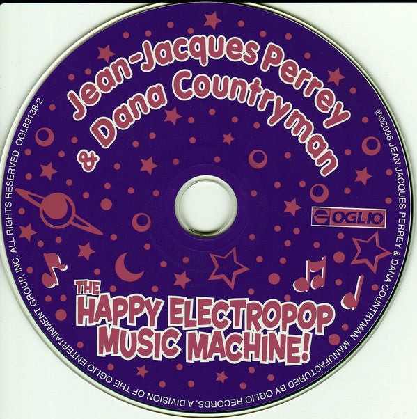 Jean-Jacques Perrey & Dana Countryman - The Happy Electropop Music Machine! (CD, Album, Promo) - NEW