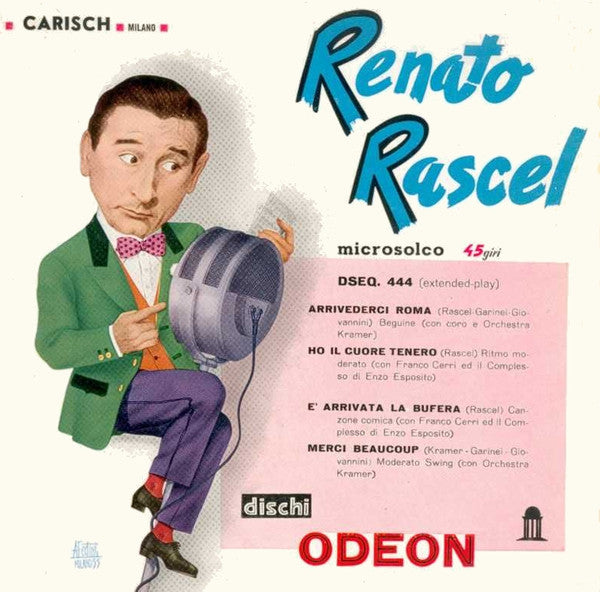 Renato Rascel - Arrivederci Roma (7", EP, Lam) - USED
