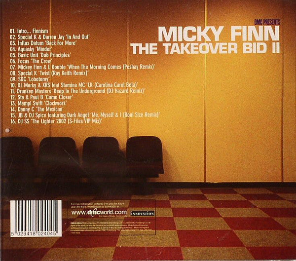 Micky Finn - The Takeover Bid II (CD, Mixed) - USED