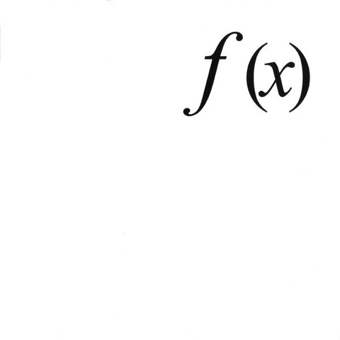 Carter Tutti Void - 𝒇 (x) (LP, Album, RP) - NEW