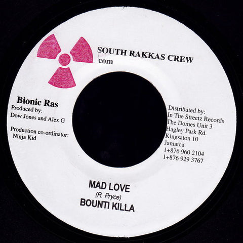Bounty Killer / Bigga Boss - Mad Love / Pat Yu Cat (7") - USED