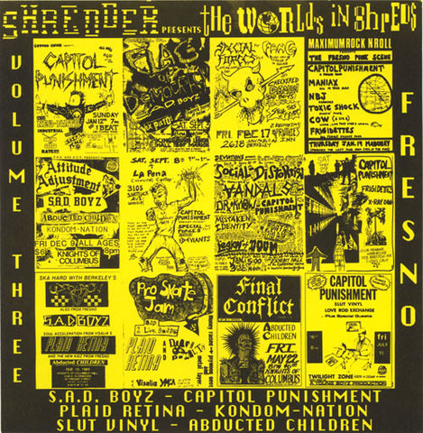 Various - The World's In Shreds: Volume Three : Fresno (7") - USED