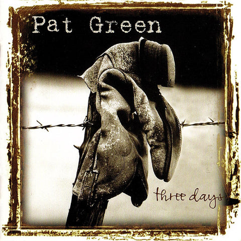Pat Green (2) - Three Days (CD, Album) - USED