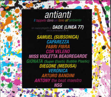 Antianti - Il Tappeto Dava Un Tono All'Ambiente (CD, Album) - USED
