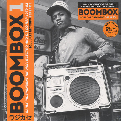 Various - Boombox 1 (Early Independent Hip Hop, Electro And Disco Rap 1979-82) (3xLP, Comp) - NEW
