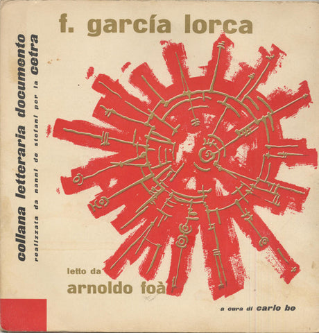 Arnoldo Foà - F. Garcia Lorca Letto Da Arnoldo Foà (7", EP, RE) - USED