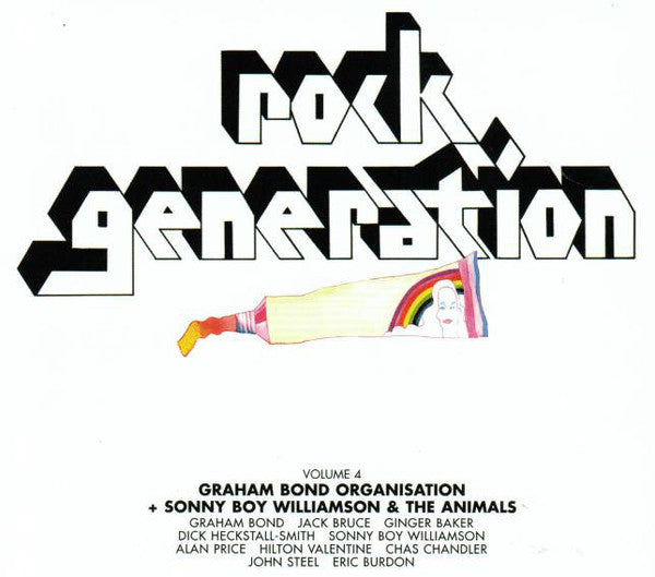 Graham Bond Organisation* + Sonny Boy Williamson (2) & The Animals - Rock Generation Volume 4 - Graham Bond Organisation + Sonny Boy Williamson & The Animals (CD, Comp) - NEW