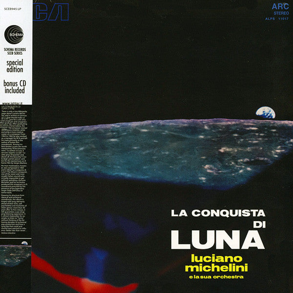 Luciano Michelini E La Sua Orchestra - La Conquista Di Luna (LP, RE + CD) - NEW