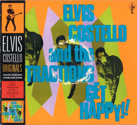 Elvis Costello And The Attractions* - Get Happy!! (CD, Album, RE, Dig) - NEW