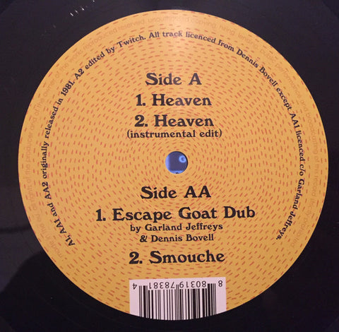 Dennis Bovell - Heaven (12", EP, RE) - NEW