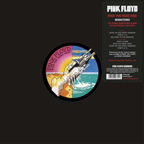 Pink Floyd - Wish You Were Here (LP, Album, RE, RM, 180) - NEW