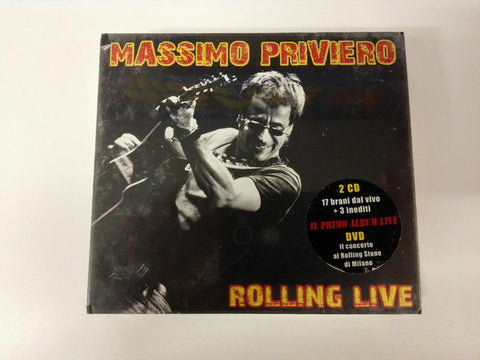 Massimo Priviero - Rolling Live (2xCD, Album + DVD-V) - USED