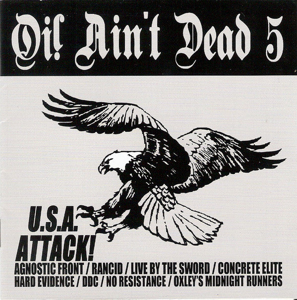 Various - Oi! Ain't Dead 5 (U.S.A. Attack!) (CD, Comp) - NEW