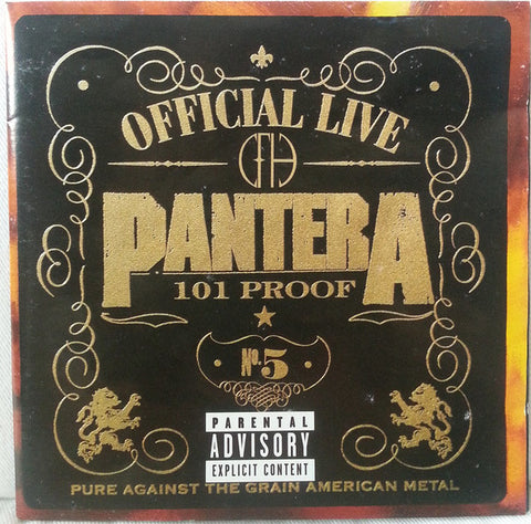 Pantera - Official Live: 101 Proof (CD, Album) - USED