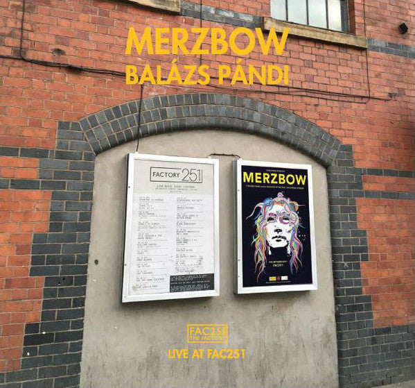 Merzbow • Balázs Pándi - Live At FAC251 (CD, Album, Ltd) - USED