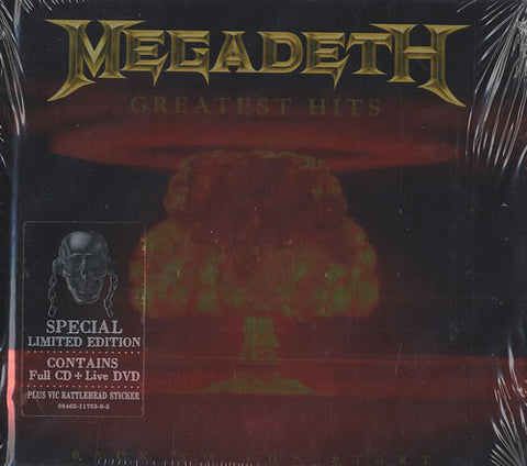 Megadeth - Greatest Hits: Back To The Start (CD, Comp + DVD-V + Ltd, Boo) - USED