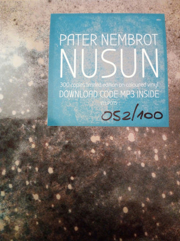 Pater Nembrot - Nusun (LP, Album, Ltd, Blu) - NEW