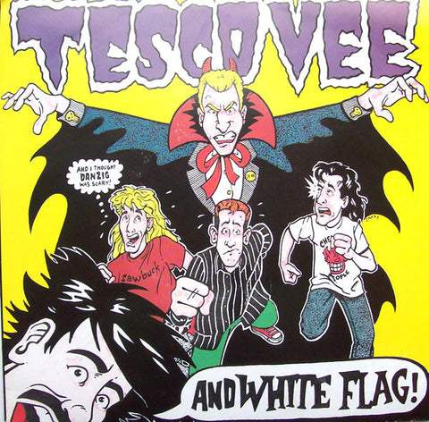 Tesco Vee And White Flag - Hot Rails To Hell (7", Single) - USED
