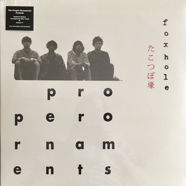 The Proper Ornaments - Foxhole (LP, Album, Ltd, Tra + 7", Ltd) - USED