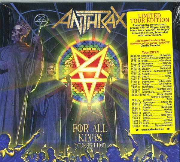 Anthrax - For All Kings (CD, Album + CD + Ltd, Tou) - USED