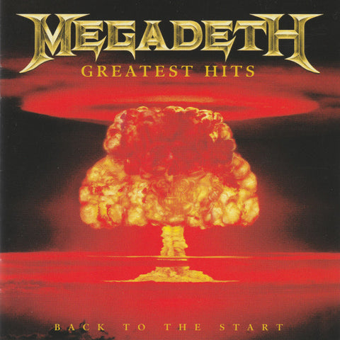 Megadeth - Greatest Hits: Back To The Start (CD, Comp, RP) - USED