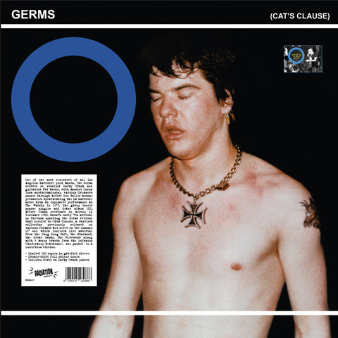 GERMS (Cat's Clause) LP limited 300  BLACK VINYL + POSTER - NEW!