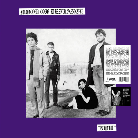 MOOD OF DEFIANCE - NOW (LP, Reissue, CLEAR VINYL, LIMITED 150) *pre order* ships April 10th