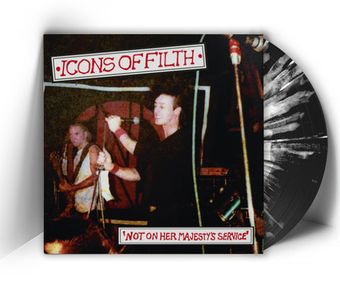 ICONS OF FILTH - Not On Her Majesty's Service (LP, reissue, + POSTER, SPLATTER VINYL LIMITED 100!) - NEW