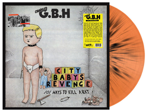G.B.H. - City Babys Revenge (LP, album, SPLATTER, RE) - NEW