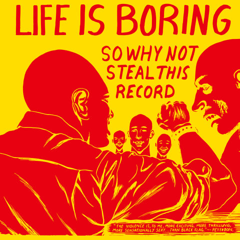 Various – Life Is Boring So Why Not Steal This Record (LP, ALBUM, RED) - NEW