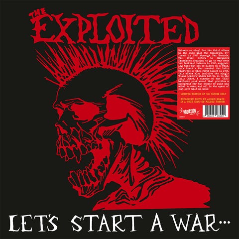 The Exploited ‎– Let's Start A War... ...Said Maggie One Day (LP, album, RE) - NEW