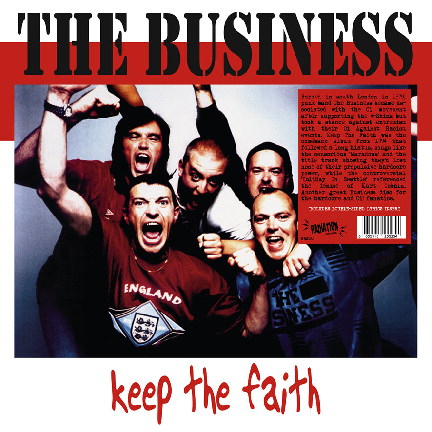The Business ‎– Keep The Faith (LP, Album, RE, ltd) - NEW