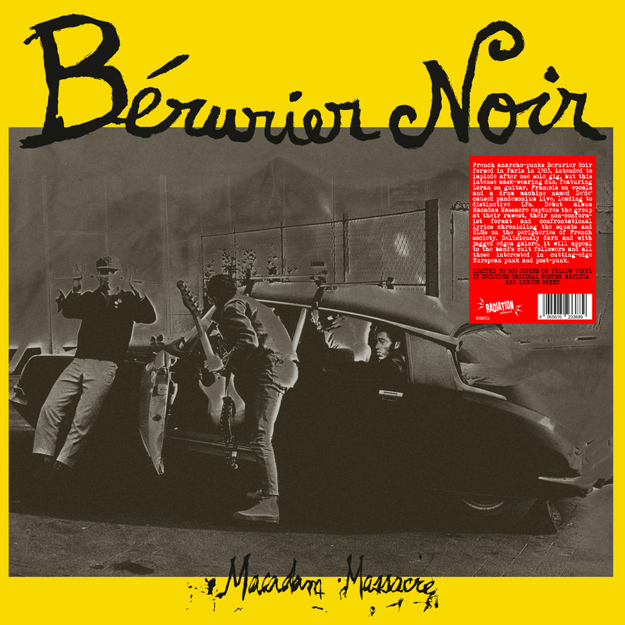 BERURIER NOIR - MACADAM MASSACRE (LP, ALBUM, YELLOW, LTD, RSD2023, RE) - NEW