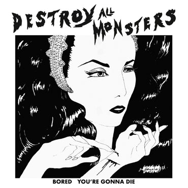 DESTROY ALL MONSTERS – Bored b/w You're Gonna Die 7” (RSD 2019 WHITE Vinyl, Limited 500) - NEW