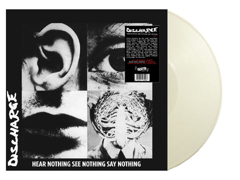 Discharge - Hear Nothing See Nothing Say Nothing (LP, Album, Ltd, Gatefold, White) - NEW