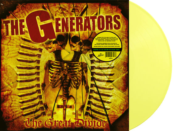 The Generators ‎– The Great Divide (LP, Album, RE, YELLOW, ltd) - NEW