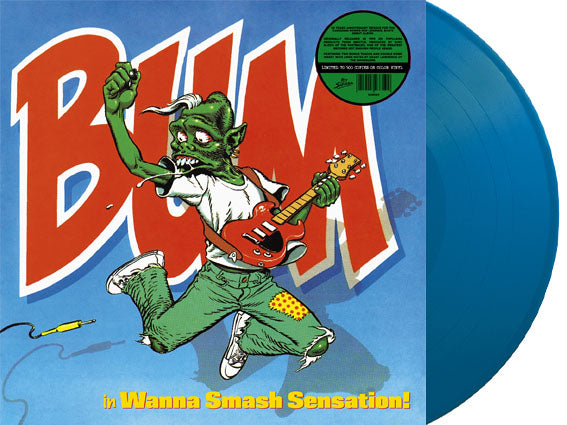 BUM - WANNA SMASH SENSATION (LP, Album, RE, BLU VINYL) - NEW