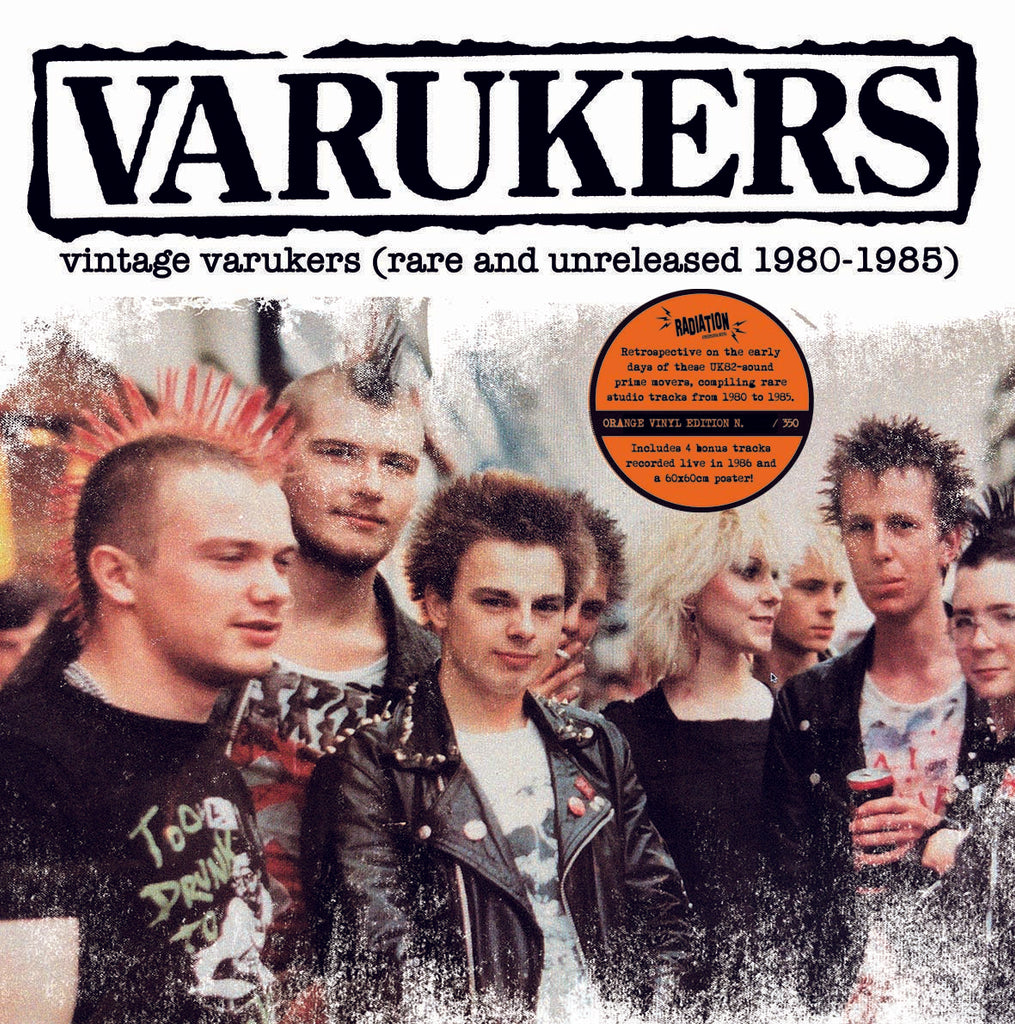 Varukers - Vintage Varukers (Rare and Unreleased 1980-1985) (LP, Album, RE, Orange)