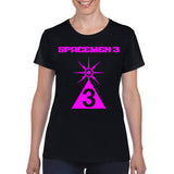 SPACEMEN 3 - LOGO T-SHIRT black  *** ALL SIZES AVAILABLE ***